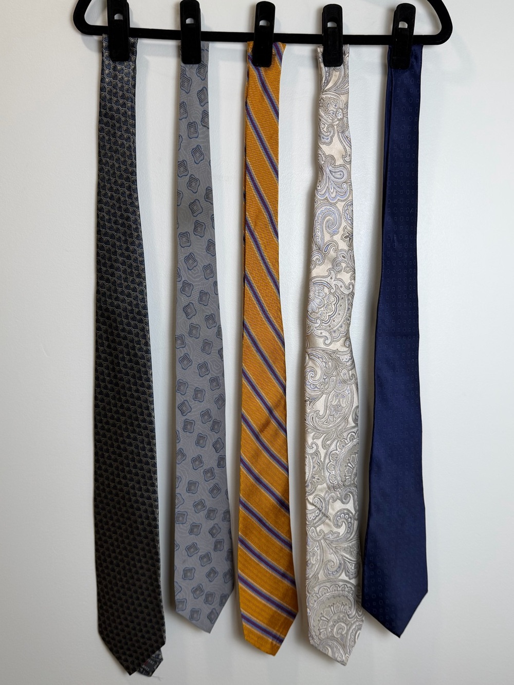 Vintage Designer Men’s Ties–DKNY, Ike Behar, Robert Talbott, Brandini & Stockton